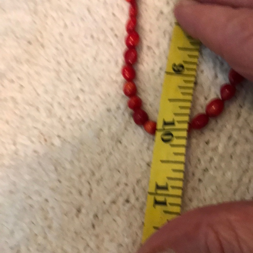 Beaded 'Courage' Bracelet & Mixed Bead Bracelet Set - Red & Pink - Picture 6 of 6